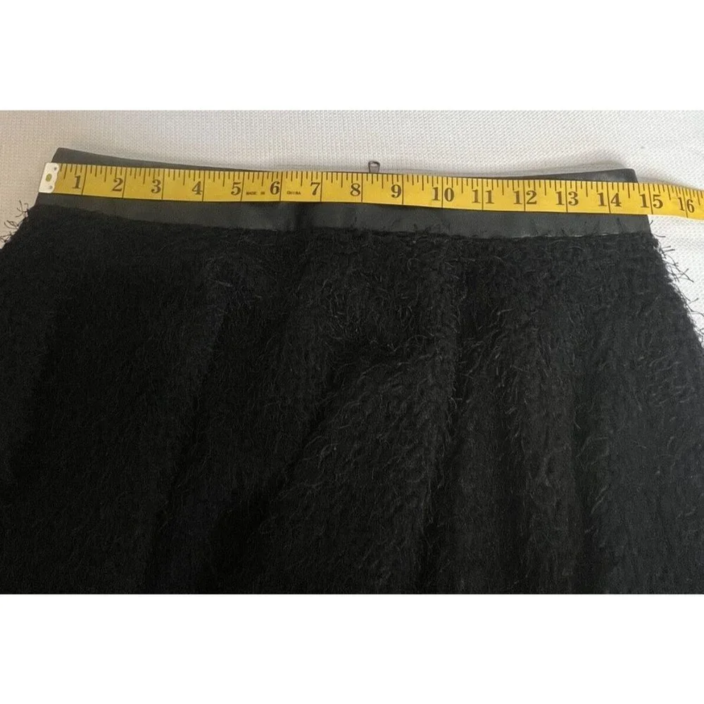 Gaoweix Xinzhan Paris Atelier Skirt Fuzzy Size L Black Witchy Whimsigoth Ballet